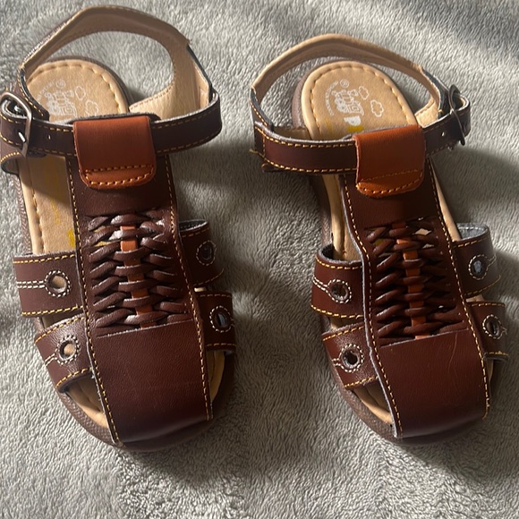 Other - Toddler Sandal Huarache Boy Peke Kids 506 Brown Leather
